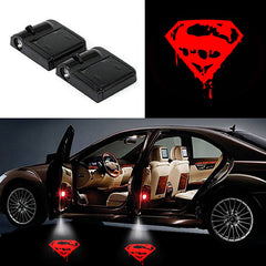 2 Wireless LED Laser Car Door Light Projector Hero Series