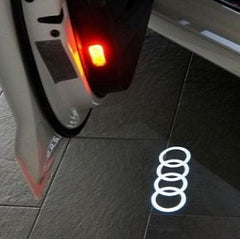2 Custom Wireless Car LED Light Logo