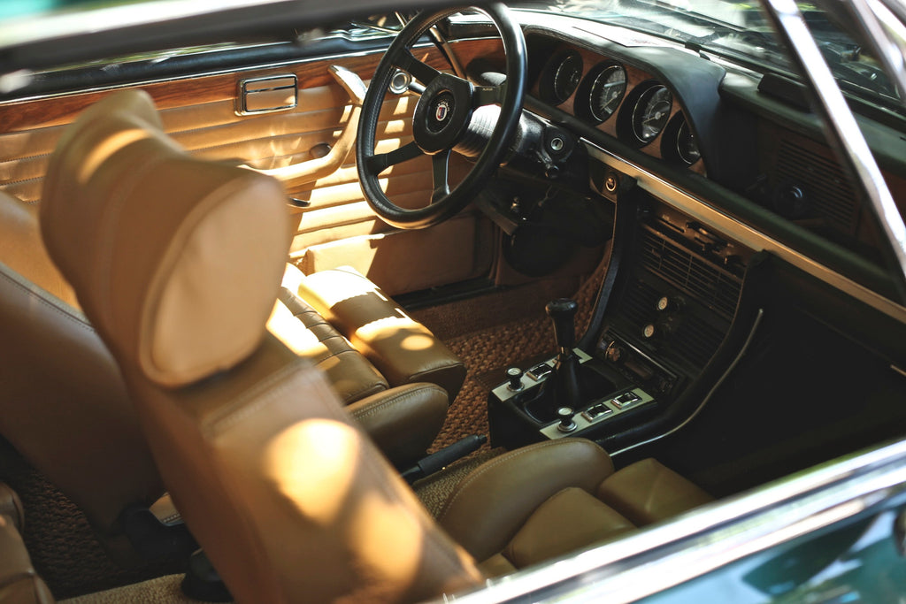 neat car interior