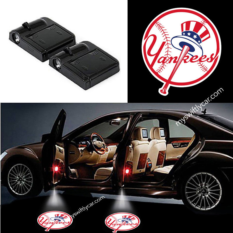New York Yankees best cheapest free wireless car light logo led