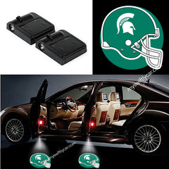 Wireless LED Michigan State Spartans Shadow Car Door Light