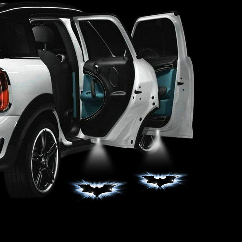 2 Wireless LED Laser Batman Car Door Light