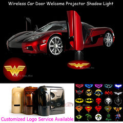 2 Wireless LED Laser Car Door Light Projector Hero Series