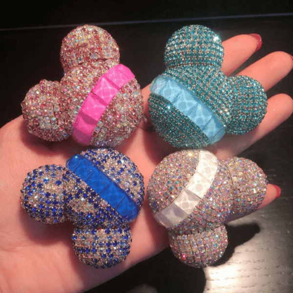 HIDDEN Bejeweled Mickey Mouse Air Freshener