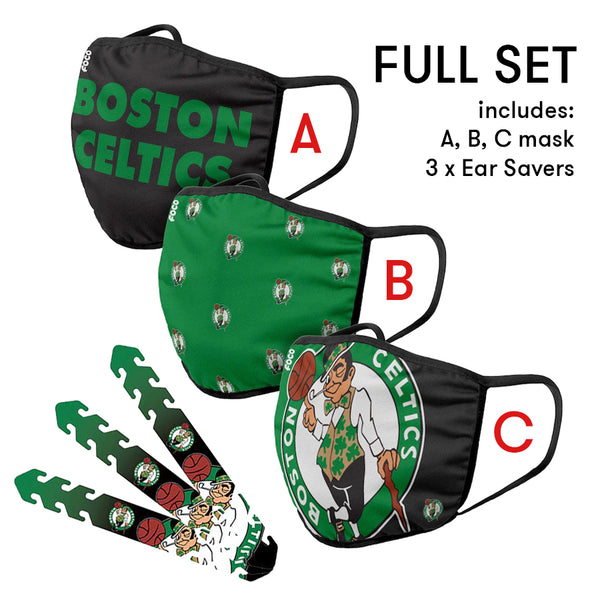 Boston Celtics Mask and Ear Saver