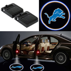 2 Wireless LED Detroit Lions Car Door Light