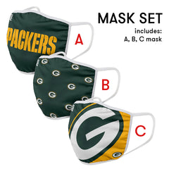 Green Bay Packers Mask and Ear Saver