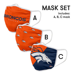Denver Broncos Mask and Ear Saver