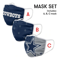 Dallas Cowboys Mask and Ear Saver