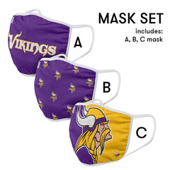 Minnesota Vikings Mask and Ear Saver