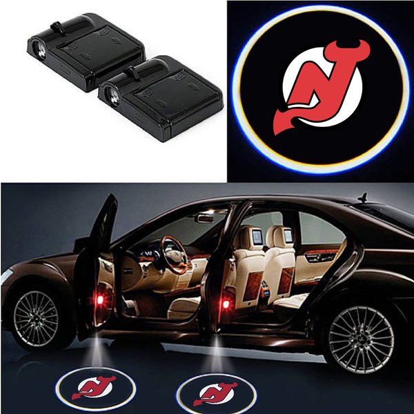 2 Wireless LED Laser Devils Shadow Car Door Light