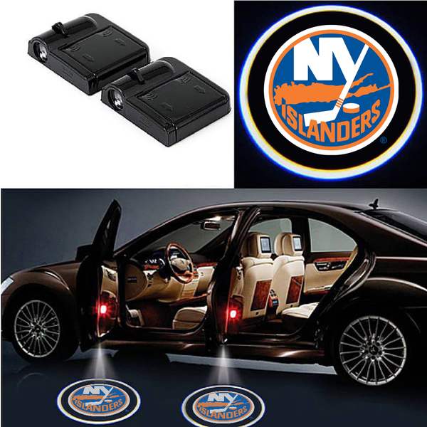 2 Wireless LED New York Islanders Car Door Light