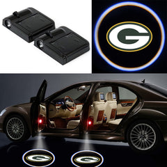 2 Wireless LED Laser Packers Shadow Car Door Light