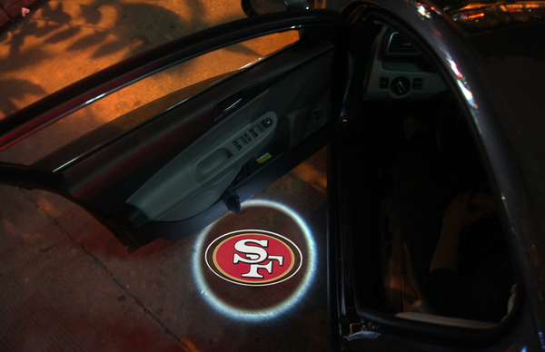 2 Wireless LED Laser San Francisco 49ers Car Door Light