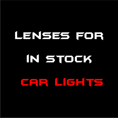 Lenses for car lights (in-stock)