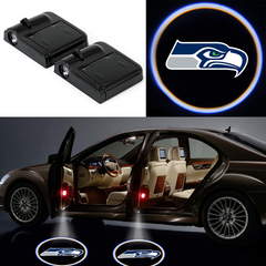 2 Wireless LED Laser Seahawks Car Door Light