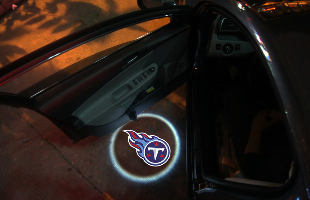 2 Wireless LED Laser Titans Shadow Car Door Light