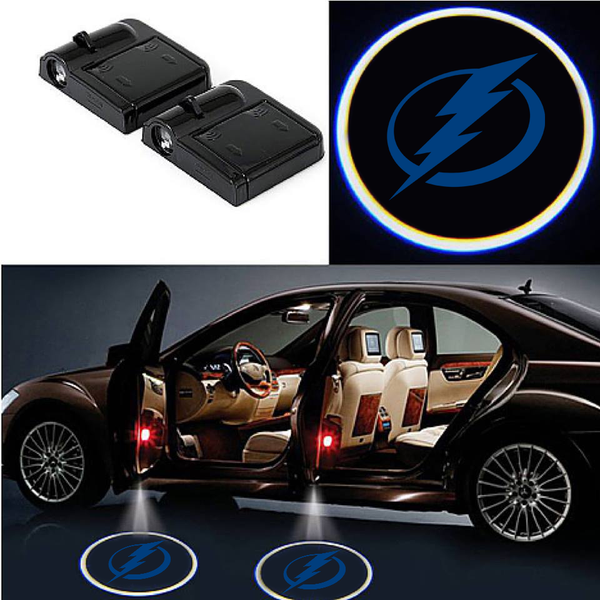 2 Wireless LED Laser Bolts Shadow Car Door Light