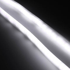 2PCS 60CM LED White Car Auto Angel Eye  Flexible Soft Tube Waterproof