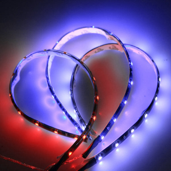 30cm 3528 SMD Super Bright 15 LED Flexible Neon Light DIY Car Led Strip Light Waterproof DC 12V